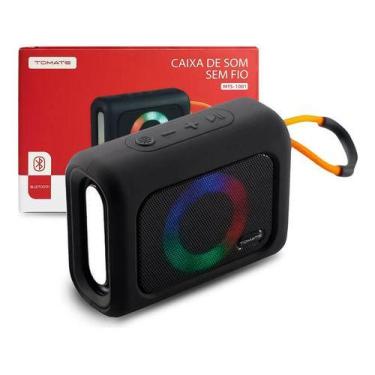 Imagem de Caixa De Som Portátil tomate 5w Usb /SD Bateria 600mAh, Preto