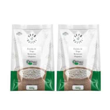 Imagem de Kit 2 Farinha de Trigo Sarraceno Organica 1Kg Vero Nuttri