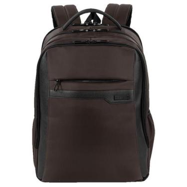 Imagem de Mochila Grande 3 Compartimentos Notebook Sestini Prime Marrom, Marrom