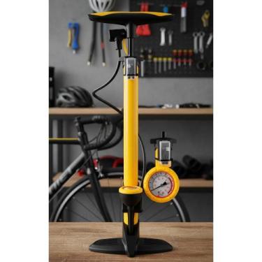 Imagem de Bomba De Ar Duplo Bico Pneu Bike Carro Moto Bola 70cm - Congratulation