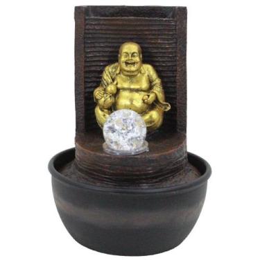 Imagem de Fonte De Água Decorativa Budag Luz De Led Bivolt - Gici Decor