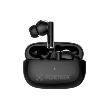 Imagem de Fone Bluetooth TWS Fortrek HWS1 Preto Sem Fio USB-C