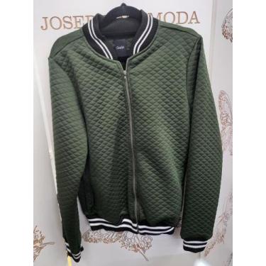 Imagem de Jaqueta Bomber na cor verde com preto - Grafitt