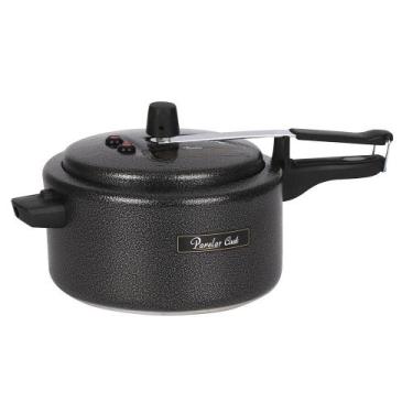 Imagem de Panela de Pressão 2 Válv. Seg. 5L Preto Craquea Panelar Cook