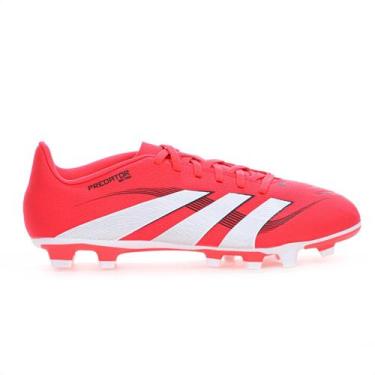 Imagem de Chuteira Adidas Campo Predator Club FG/MG Vermelho - Masculino      , 