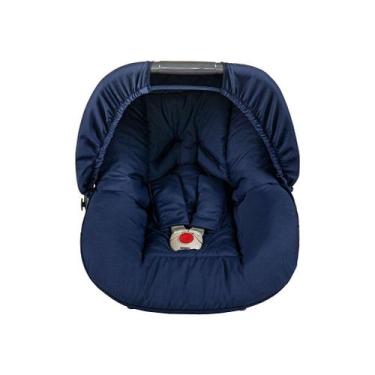 Imagem de Capa de Bebê Conforto com Capota Tiquinho Marinho - Acolchoada e Prote