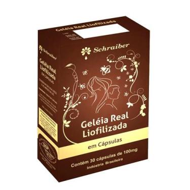 Imagem de Geleia Real Liofilizada Schraiber 30 Cápsulas
