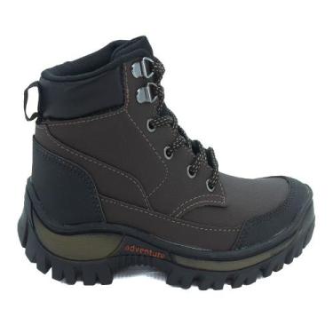 Imagem de Coturno Infantil Menino Fiocco Fd106 - Marrom, Marrom, 32