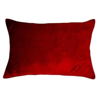 Imagem de Fronha Nia Toque de Seda 50x70 Bordo - Confeccionada em Material de Al