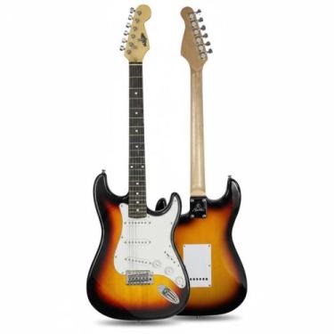 Imagem de Guitarra Elétrica Iniciante Malibu EG22 Profissional Para Vários Estil