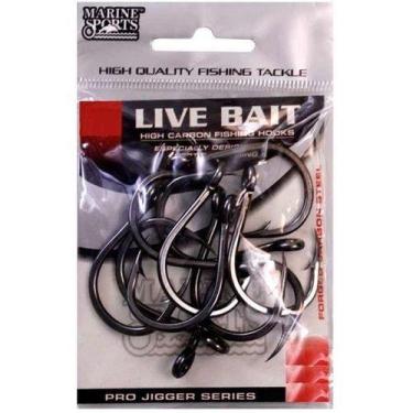 Imagem de Anzol marine live bait - MARINE SPORTS, ANZOL 6/0 ( CART C/20 )