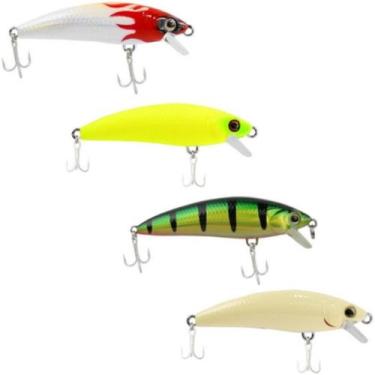 Imagem de Kit 4 Isca Inna 70 Artificial meia água Marine Sports 7cm, 2, 24, 39, 
