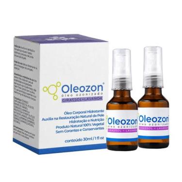 Imagem de Óleo de Girassol Ozonizado com Lavanda Oleozon 30ml Natural Hidratante