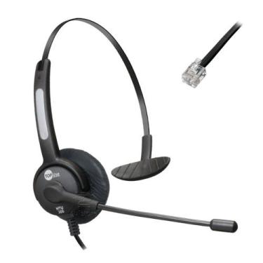 Imagem de Headset MonoAuricular RJ9 Htu-300 TopUse Haste Flexível Posição Normal