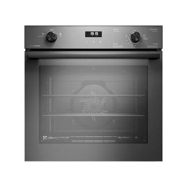 Imagem de Forno a Gás de Embutir Electrolux Efficient com 80 Litros de Capacidade, Grill e Painel Full Touch Cinza - OE8GF