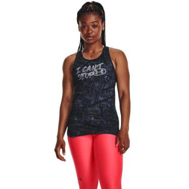 Imagem de Regata de Treino Feminina Under Armour HeatGear Alter Ego, Preto, G