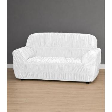 Imagem de Capa de Sofá Elásticada Malha Gel King 4 Lugares Ajuste Perfeito Prote