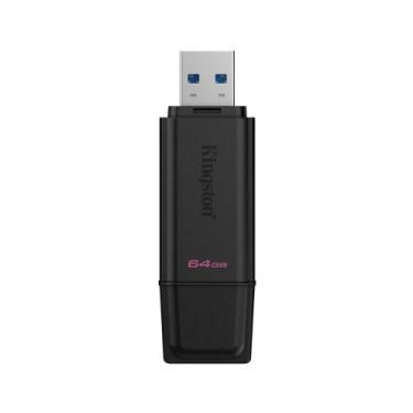 Imagem de Pendrive Kingston Exodia 64GB USB 3.2 - Preto (DTXG2/64GB) - Armazenam