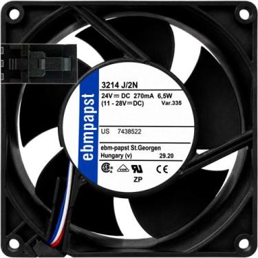 Imagem de Cooler 3214J/2N 24V 270mA 6.5W 92X92X38MM F1 Garantia 2 Anos - ebm-pap