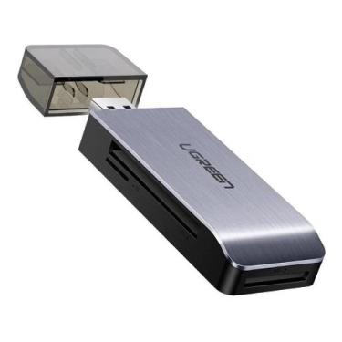 Imagem de Leitor de Cartão UGREEN 4 em 1 USB 3.0 SD Micro SD TF MS CF para PC No