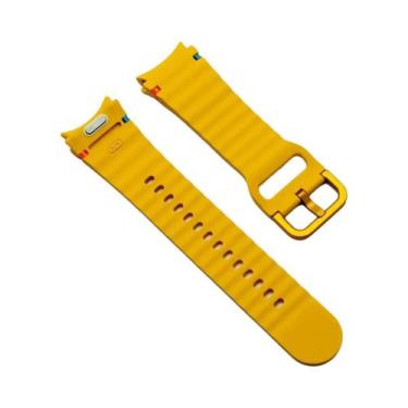 Imagem de Pulseira De Silicone Para Samsung Galaxy Watch 7 6 5 4 Classic 47mm 43