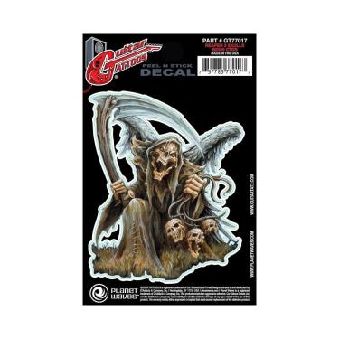 Imagem de Adesivo para Guitarra Reaper 3 Skulls Tattoo GT77017 Design Exclusivo Multi-Colorido D'Addario