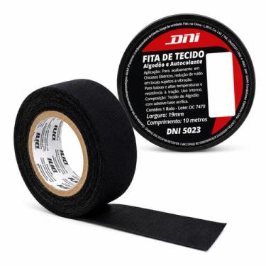Imagem de Fita Isolante Tecido 10m Chicote Elétrico Autocolante Lonada - DNI