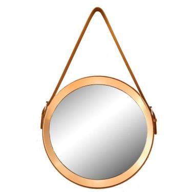 Imagem de Espelho decorativo rose gold grécia - 50X50X3,5CM