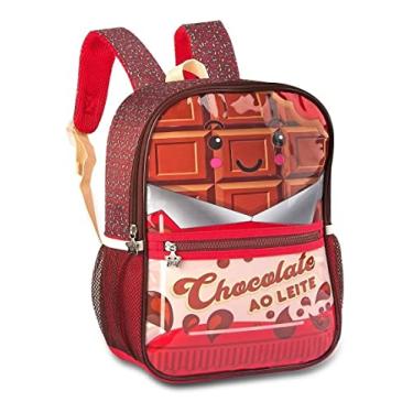 Imagem de Mochila Infantil Animais Zoo Clio Pets - Chocolate