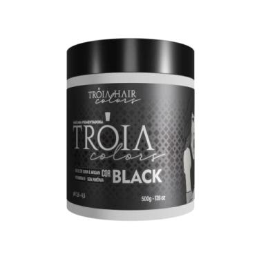 Imagem de Máscara Tonalizante Power collor Black Troia Hair 500gr
