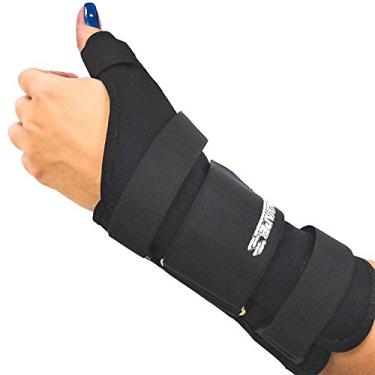 Imagem de Salvapé Tala de Tecido Para Polegar e Punho Lado Direito, Bege, M