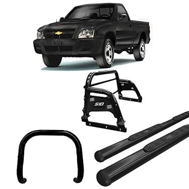 Imagem de Kit Quebra Mato +Santo Ant H2 +Estri Oval S10 94/11 Preto CS