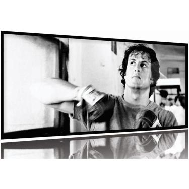 Imagem de Quadro decorativo Rocky Balboa Retrô - 130x60 Moldura Preta 2x2