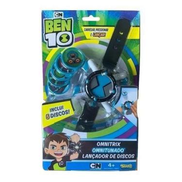 Ben 10 Relogio - Omnitrix Omni-Strike 10 Aliens Com Luz E Som