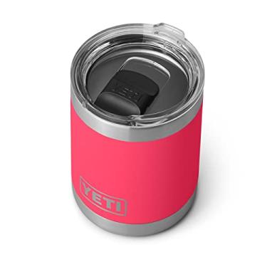 Imagem de YETI Bola baixa Rambler 290 ml, isolamento a vácuo, aço inoxidável com tampa MagSlider, rosa bimini