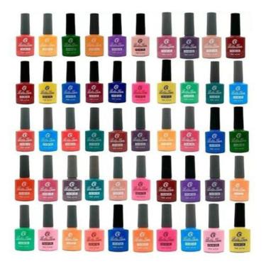 Imagem de Kit 20 Esmaltes Em Gel 7.5Ml D&Z / Bella Rosa Unhas Uv Led