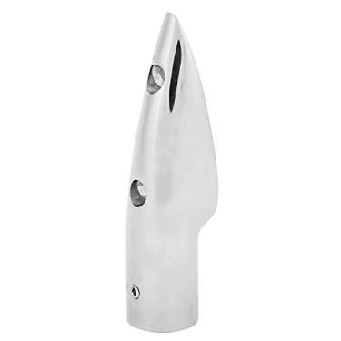 Imagem de Encaixe de corrimão de barco marinho, extremidade de trilho de iate de barco portátil durável mini aço inoxidável para lanchas para veleiros(30029)