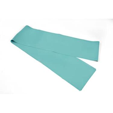 Imagem de Faixa Elástica Won de intensidade Forte na cor Azul para Exercícios Alongamento Yoga Pilates Fortalecimento Elástico