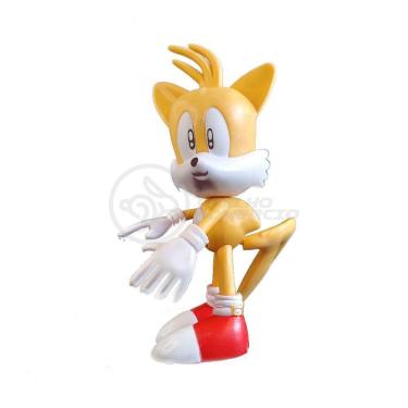 Imagem de Coleção Boneco Action Figure Tails The Hedgehog Amarelo 16Cm