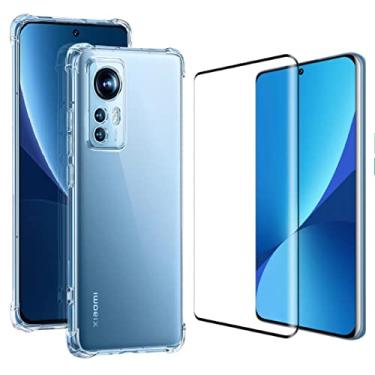 Imagem de Capa Anti Impacto e Película De Cerâmica 9D Compatível com Xiaomi 12 Mi 12 e Xiaomi 12 Mi 12X - Phone Palace