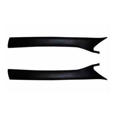 Imagem de Acabamento Coluna Interna Parabrisa Omega Suprema Par Preto