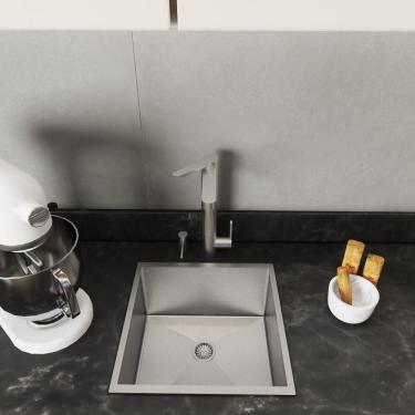 Imagem de Cuba Pia Cozinha Gourmet Luxo Com Acessório Aço Inox