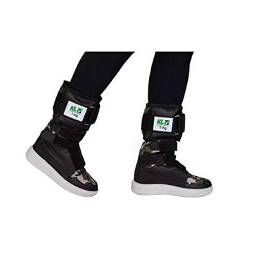 Imagem de Par de Caneleira Academia Profissional Lona Com Ajuste 1 Kg