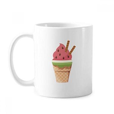 Imagem de Biscuits cones de melancia caneca de sorvete cerâmica xícara de café porcelana louça