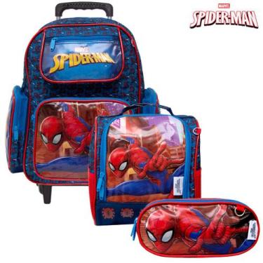 Mochila Escolar Juvenil Spider Man Desenho Herói Criança em Promoção na  Americanas