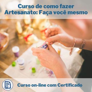 Imagem de Curso Online em videoaula de como fazer Artesanato: Faça você mesmo com Certificado + 2 brindes