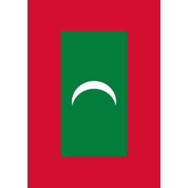 Imagem de Toland Home Garden 1110664 Bandeira das Maldivas 32 x 45 cm Decorativa, Jardim (31,7 x 45,7 cm)