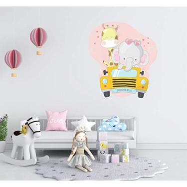 Imagem de Adesivo Decorativo Animais School Infantil 50x60cm
