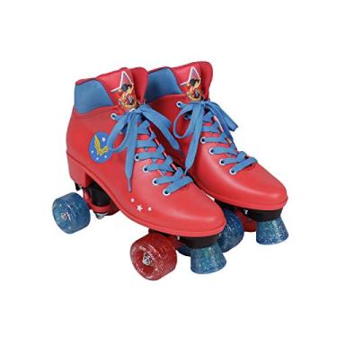Imagem de Mulher Maravilha 782935, Patins - Super Hero Girls - 34-35, Vermelho e Azul
