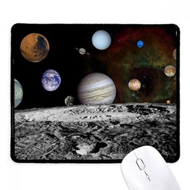 Imagem de Mousepad Many Planets Dark Universe Tapete de borracha para jogos